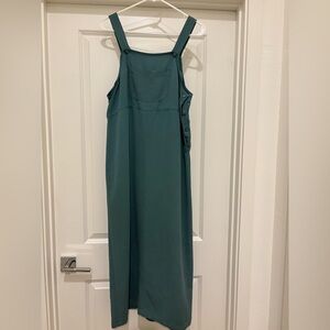 Teal Sleeveless Maxi Dress